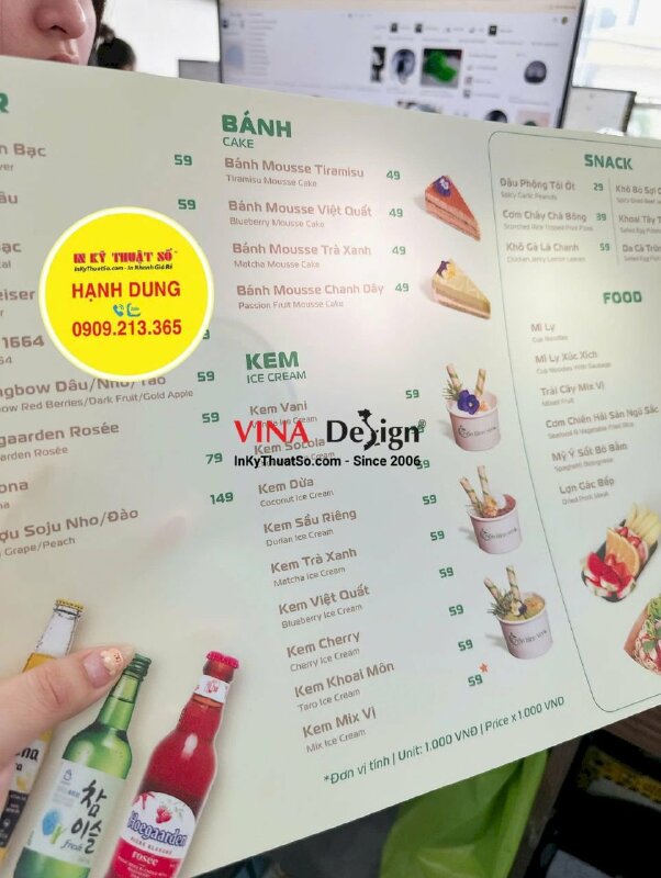 In backlit film mực UV không cán keo - INKTS06