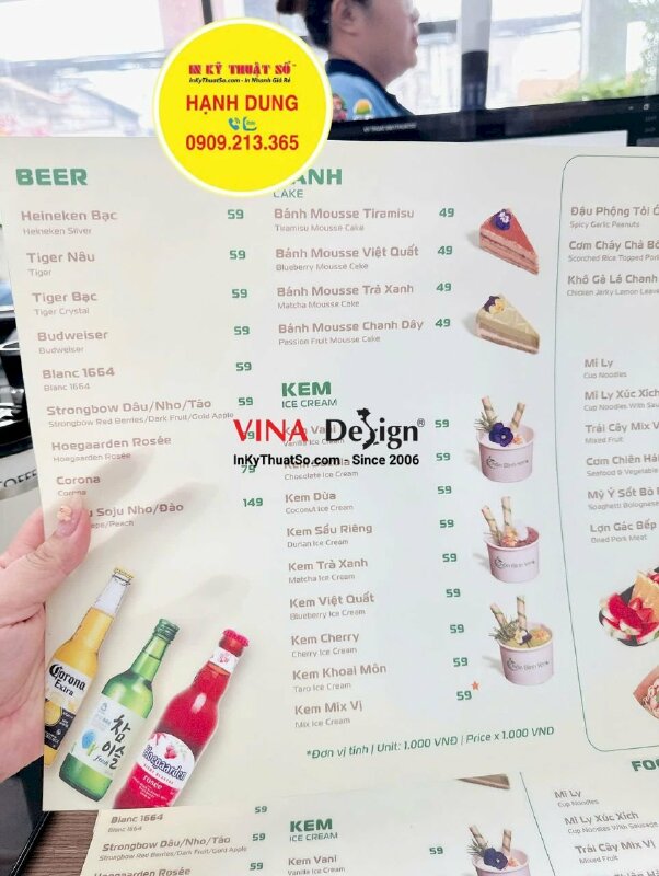 In backlit film mực UV không cán keo - INKTS06