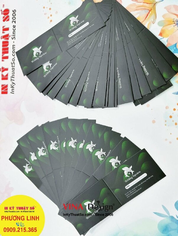 In bọc giấy đựng thẻ nhựa PVC thẻ phòng homestay - INKTS1220