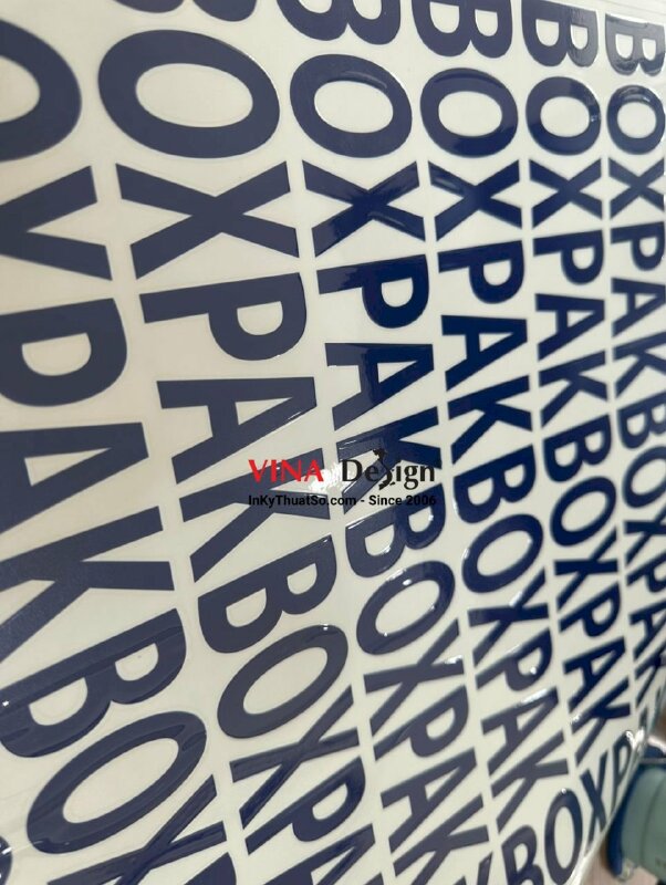 In chữ UV DTF, nhãn chữ DTF theo yêu cầu - INKTS1087