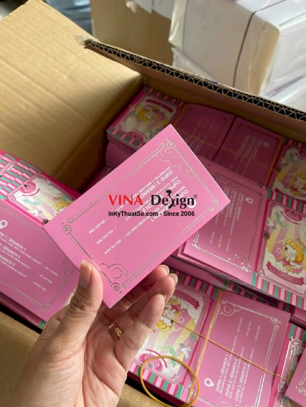 In Folder mini có tay gấp làm bao giấy đựng thẻ phòng khách sạn, ép kim tên hotel - INKTS3656