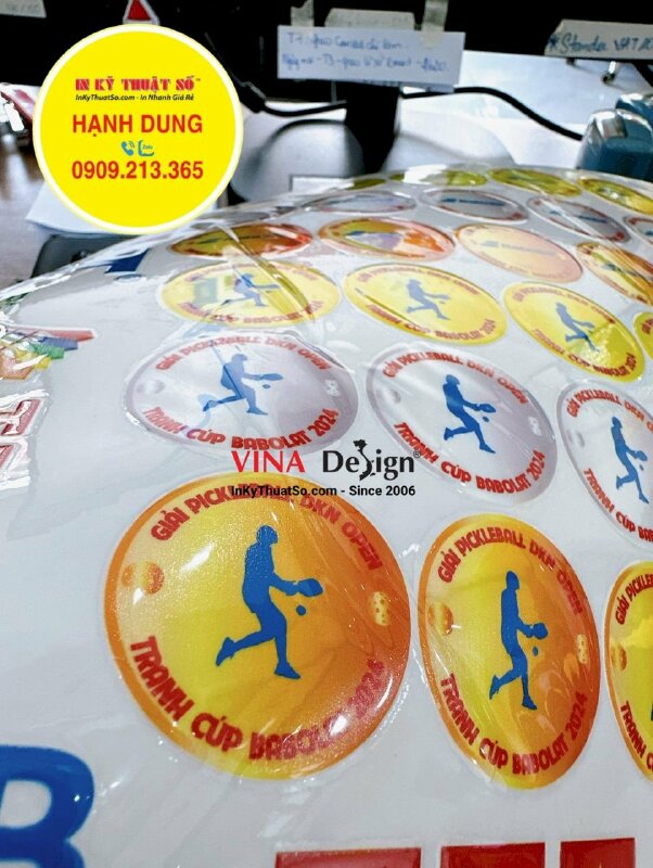 In logo tem dán UV DTF theo yêu cầu - INKTS1115