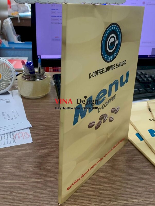 In menu quán coffee lounge & music - INKTS523