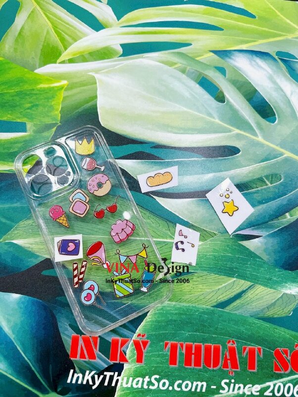 In sticker DTF dán ốp lưng điện thoại, sticker cào không tróc, kháng nước, chống trầy - INKTS807