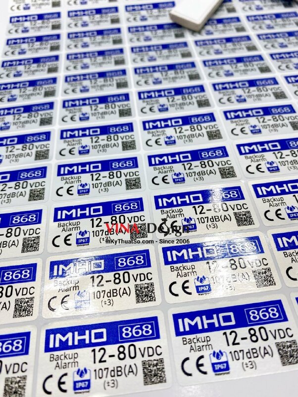 In tem nhãn decal bạc, tem bạc thiếc - INKTS676