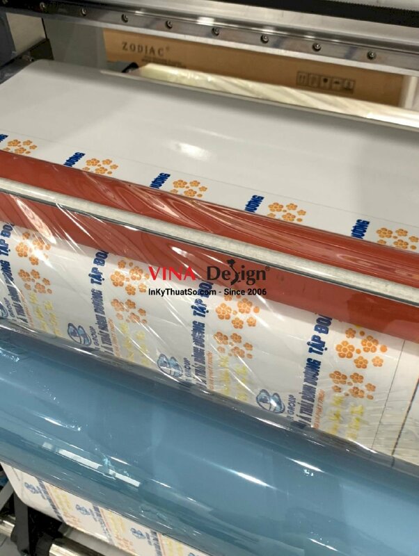 In tem nhãn logo công ty chúc mừng năm mới, tem nổi UV DTF in UV - INKTS1090