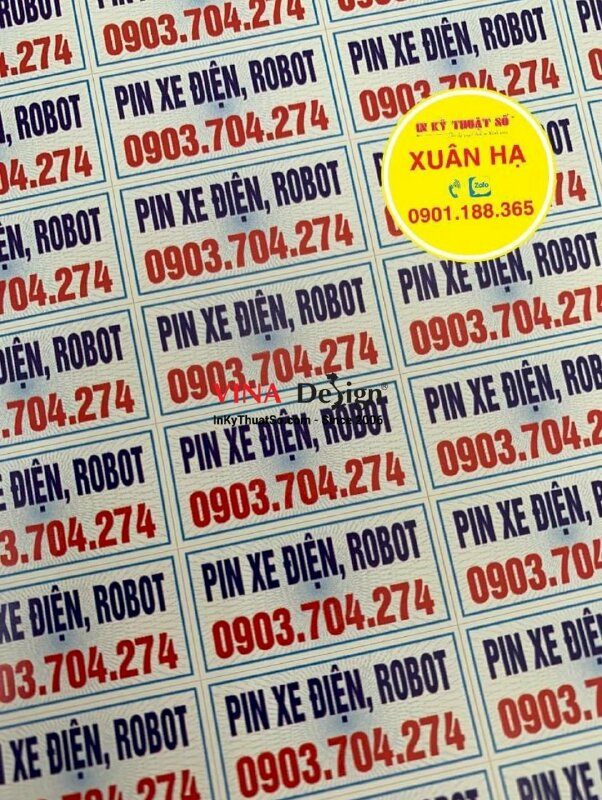 In tem niêm phong sản phẩm, tem decal vỡ niêm phong Pin xe điện, robot - INKTS1199