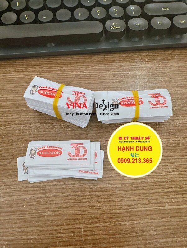 In tem UV DTF HCM logo nhà sản xuất mì ăn liền - INKTS3640