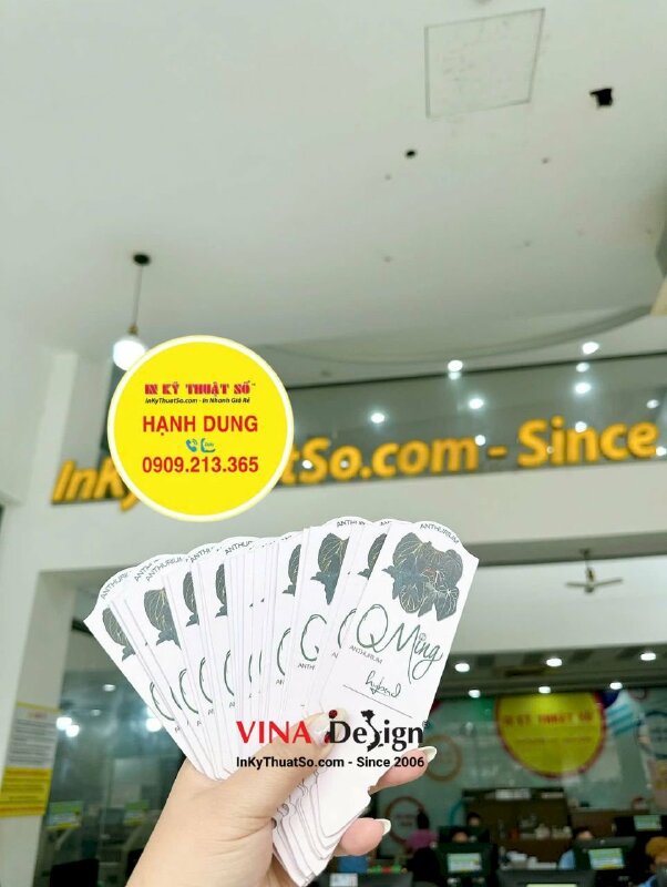 In thẻ cắm name tag nhựa PVC ghi chú, đánh dấu thông tin cây cảnh - INKTS3642