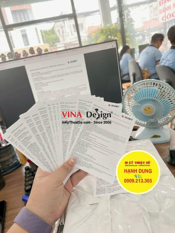 In tờ HDSD khổ A6 hướng dẫn sử dụng số lượng lớn in Offset giấy C150gsm - INKTS3626