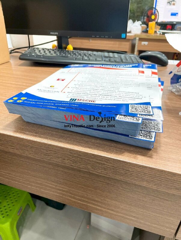 In tờ rơi A4 1000 tờ giấy C150gsm - INKTS151