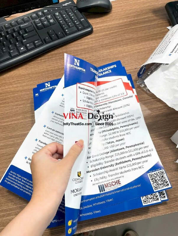 In tờ rơi A4 1000 tờ giấy C150gsm - INKTS151