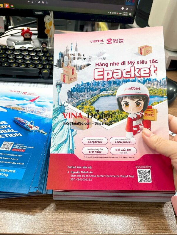 In tờ rơi A5 có hàng trong ngày, 2 mặt nội dung, in giấy C150gsm, không màng - INKTS3649