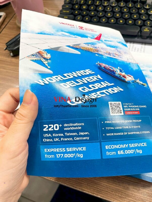 In tờ rơi A5 có hàng trong ngày, 2 mặt nội dung, in giấy C150gsm, không màng - INKTS3649