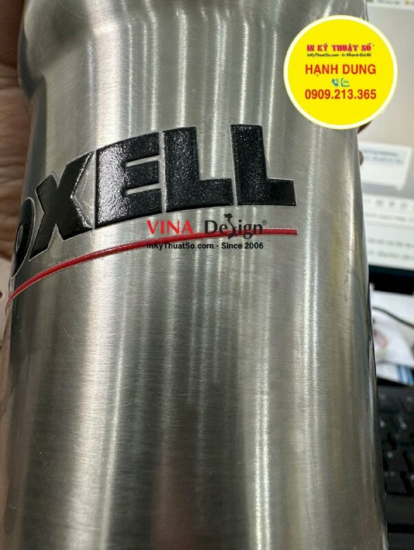 In UV DTF logo công ty, in trực tiếp lên film, độ bám dính cao lên bề mặt vật liệu dán - INKTS1076