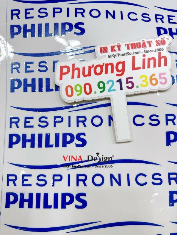 In UV DTF tem logo dán máy móc, trang thiết bị y tế - INKTS764