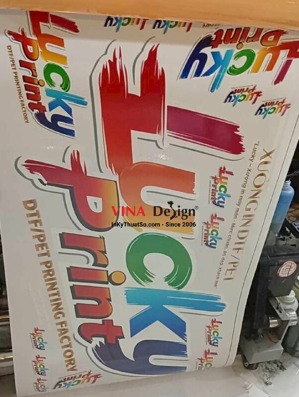 In UV DTF (Ultraviolet Direct to Film) dàn khổ 54cm x 100cm, độ bám dính cao - INKTS3668