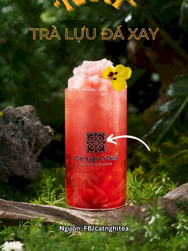 Làm nhãn DTF in logo lên ly thủy tinh cho thương hiệu nguyên liệu pha chế trà sữa, trà trái cây - INKTS1075