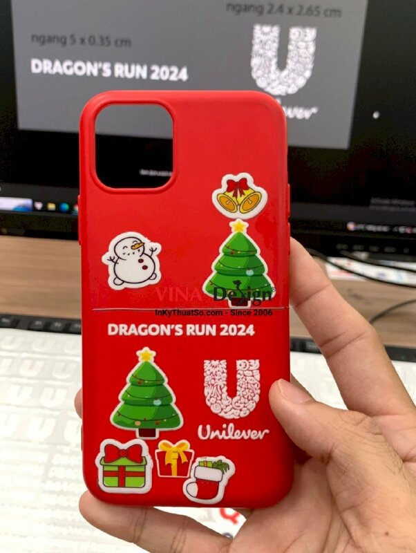 Sticker in nổi 3D UV DTF logo công ty đa quốc gia về sản phẩm tiêu dùng - INKTS1089