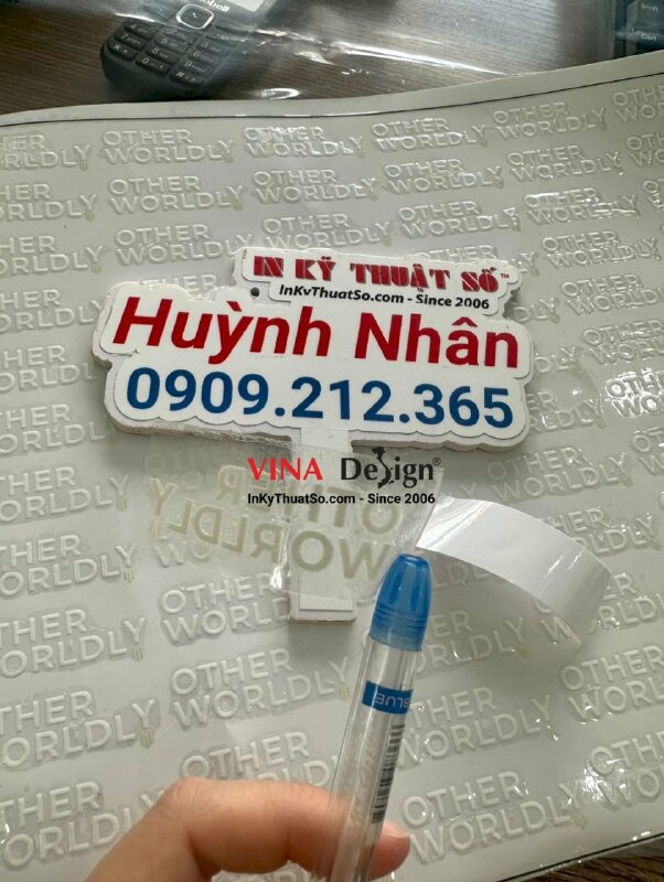 Tem đa năng in UV DTF logo thương hiệu sử dụng linh hoạt, bám dính cao, bền màu không bong tróc - INKTS1233