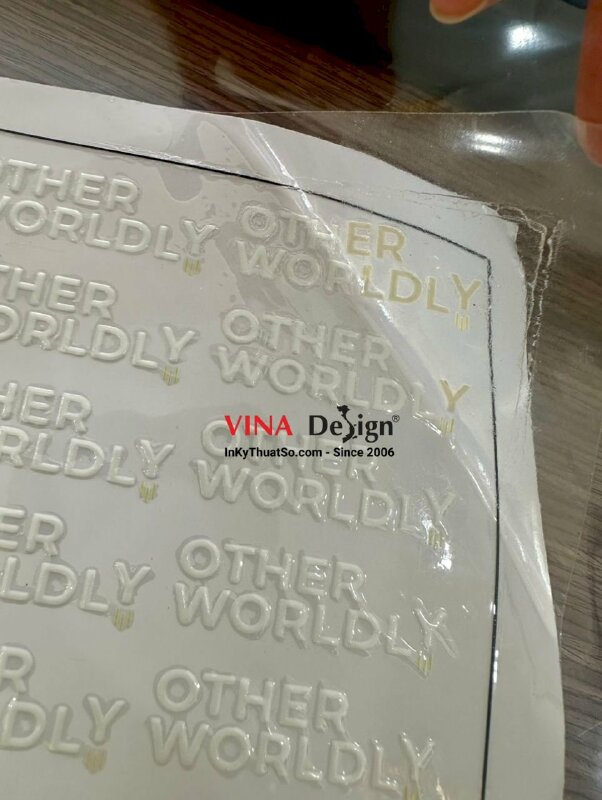 Tem đa năng in UV DTF logo thương hiệu sử dụng linh hoạt, bám dính cao, bền màu không bong tróc - INKTS1233