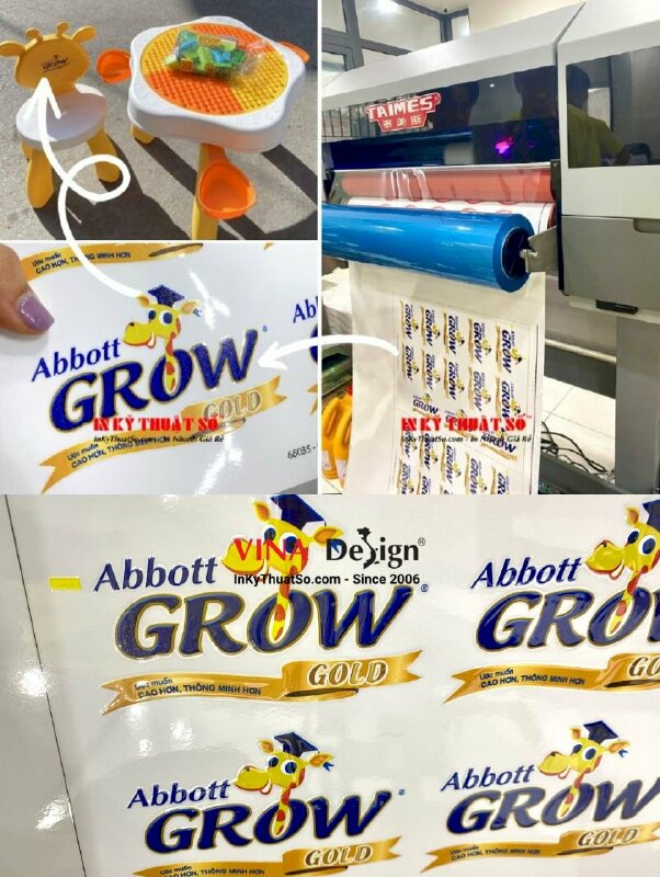 Tem UV DTF, in logo DTF dán lên ghế làm quà tặng chương trình khuyến mãi - INKTS678