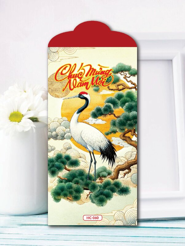 Bao lì xì Tùng Hạc Diên Niên Chúc Mừng Năm Mới - Mã HC060 - INKTS2456