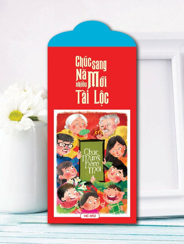 Chỗ in bao lì xì Chúc Sang Năm Mới Nhiều Tài Lộc - Mã HC052 - INKTS2448