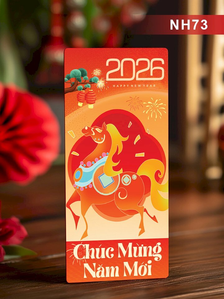 Giá thị trường bao lì xì Chúc Mừng Năm Mới - Mã NH73 - INKTS2687