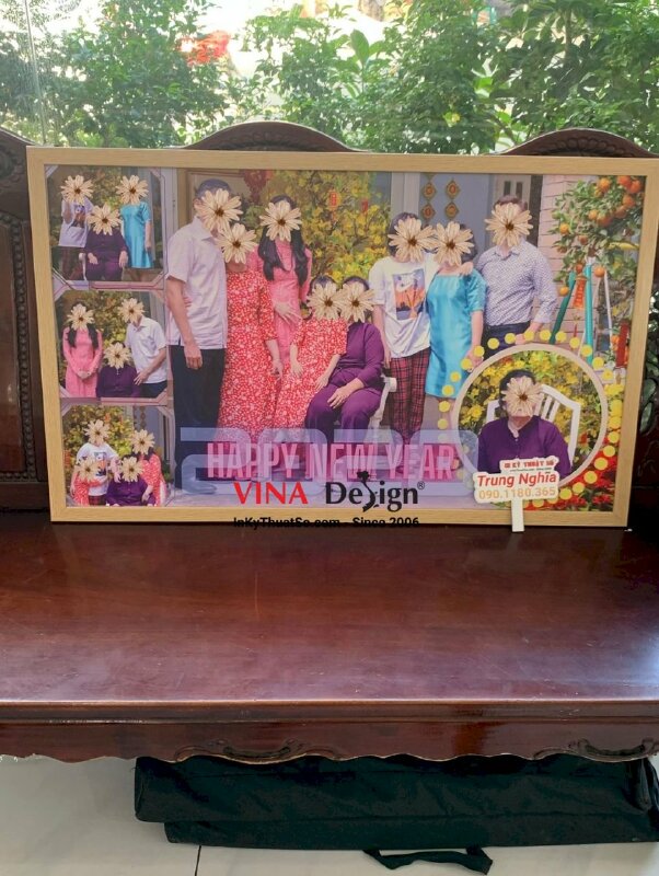 In ảnh gia đình khổ lớn, in ảnh trên chất liệu formex - INKTS726