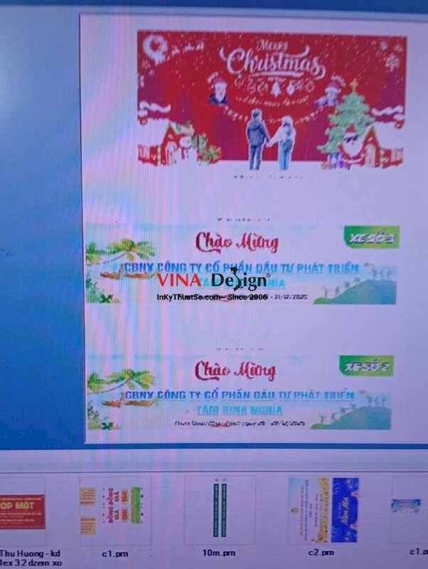 In banner Merry Christmas couple cặp đôi, in bạt hiflex đóng khoen 4 góc - INKTS2242
