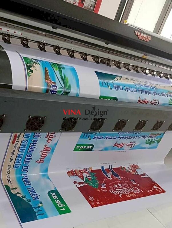 In banner Merry Christmas couple cặp đôi, in bạt hiflex đóng khoen 4 góc - INKTS2242