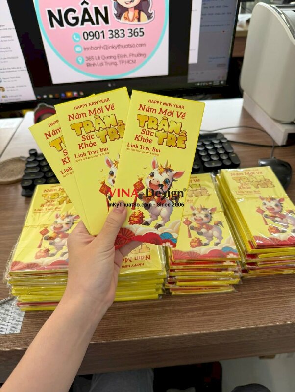 In bao lì xì C150gsm - 1000 cái - INKTS189