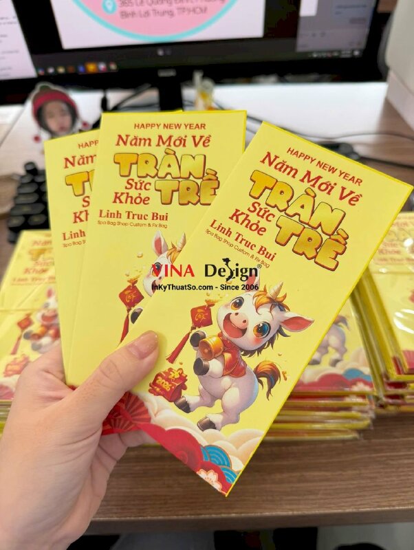 In bao lì xì C150gsm - 1000 cái - INKTS189