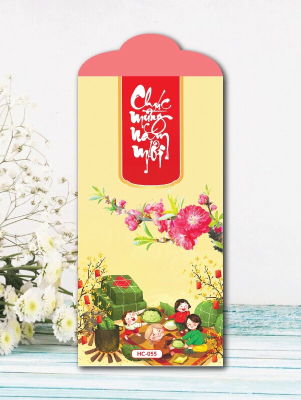 In bao lì xì giá rẻ Chúc Mừng Năm Mới - Mã HC055 - INKTS2451