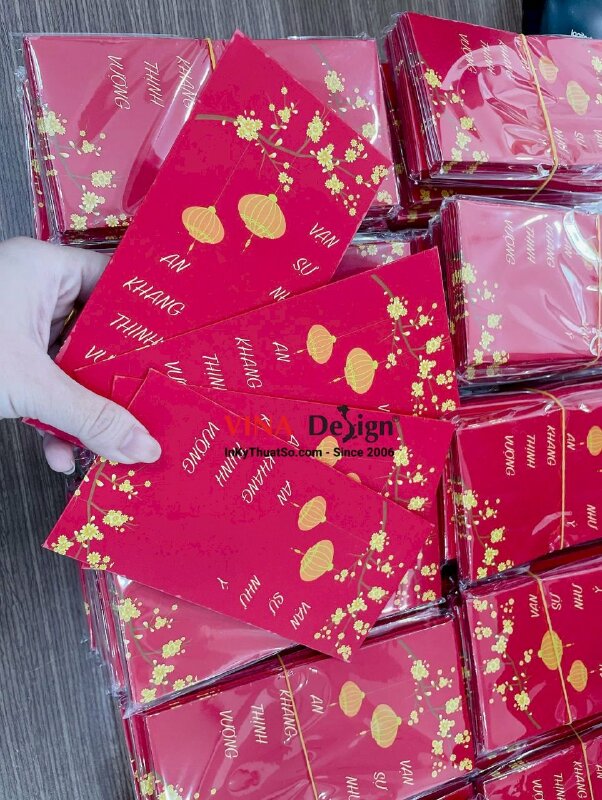 In bao lì xì giấy Coucher - INKTS197