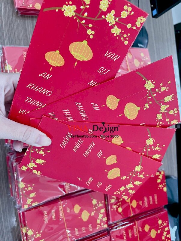 In bao lì xì giấy Coucher - INKTS197