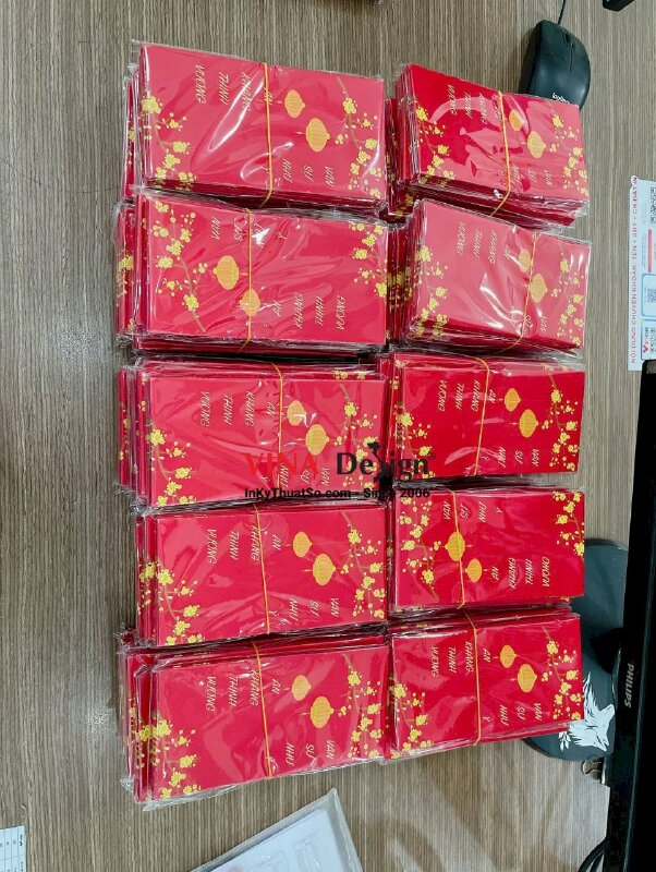 In bao lì xì giấy Coucher - INKTS197