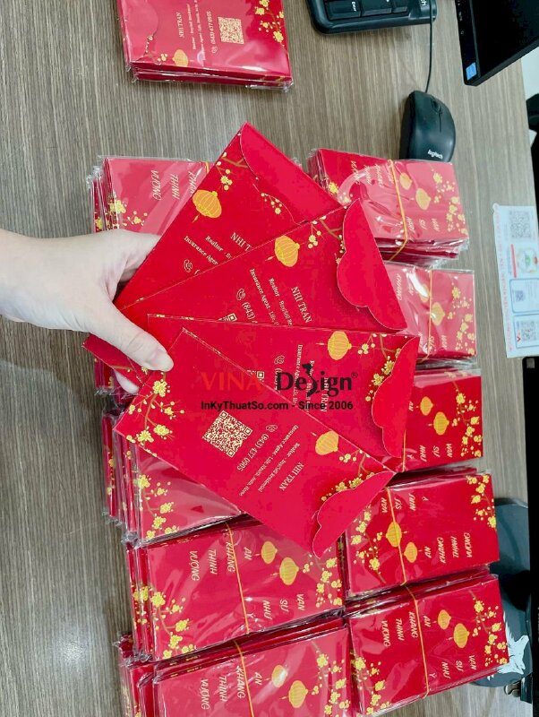 In bao lì xì giấy Coucher - INKTS197