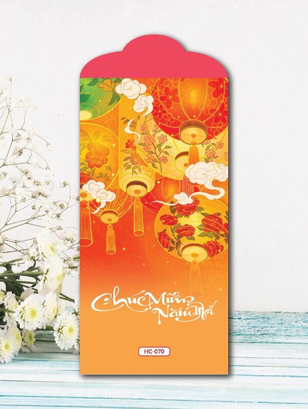 In bao lì xì Minh Đăng Lồng Đèn Chúc Mừng Năm Mới - Mã HC070 - INKTS2567