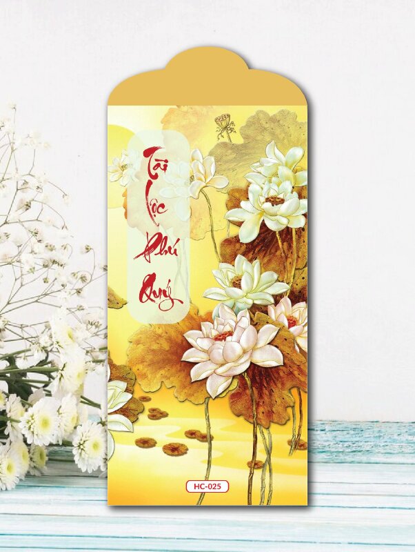 In bao lì xì Tết Tài Lộc Phú Quý - Mã HC025 - INKTS2421