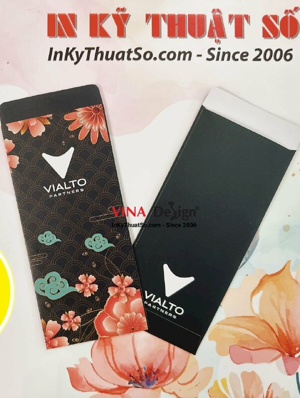 In bao lì xì theo yêu cầu số lượng ít, in 500 bao lì xì logo doanh nghiệp - INKTS1172