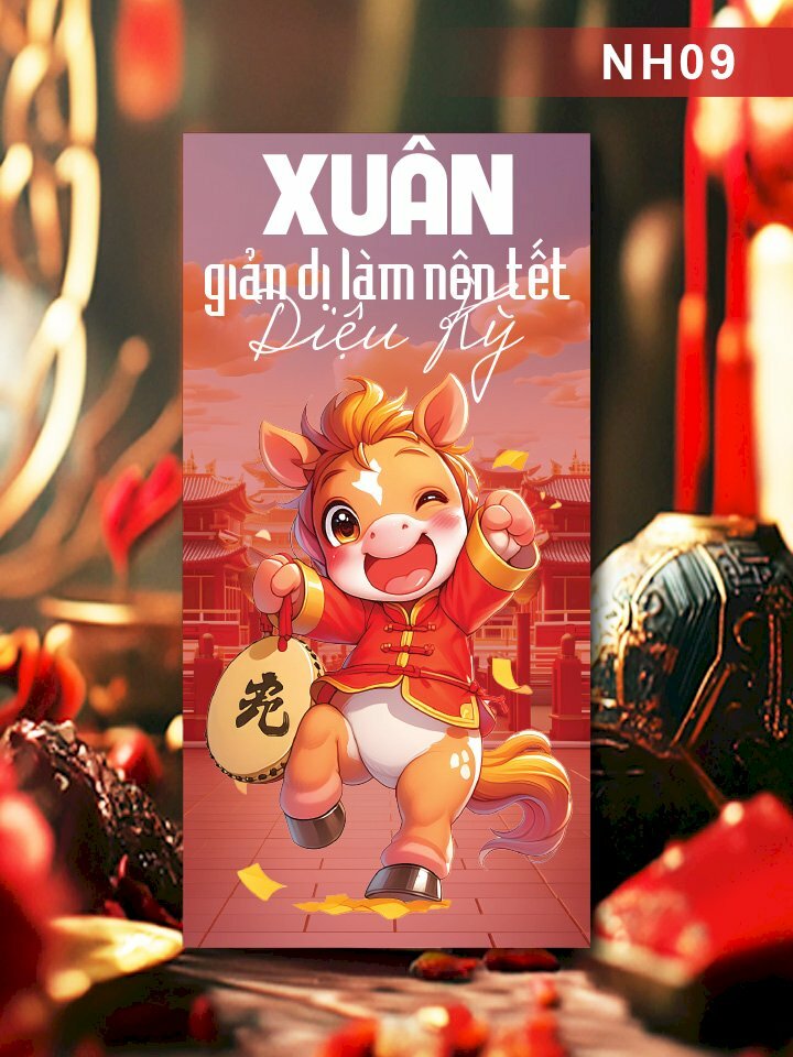 In bao lì xì Xuân Giản Dị Làm Nên Tết Diệu Kỳ - Mã NH09 - INKTS2647