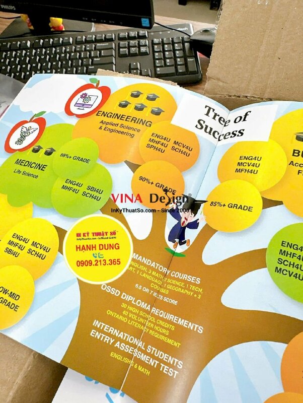 In catalogue hồ sơ năng lực profile công ty tư vấn du học, định cư - INKTS2226