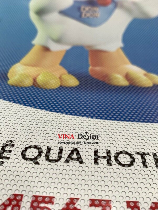 In decal lưới dán kính thông tin tuyển dụng nhân viên nhà hàng - INKTS1031