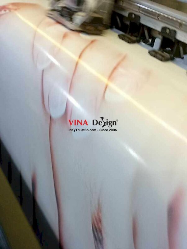 In Decal lưới khổ lớn dán kính trang trí Nail Salon & Spa - INKTS2249