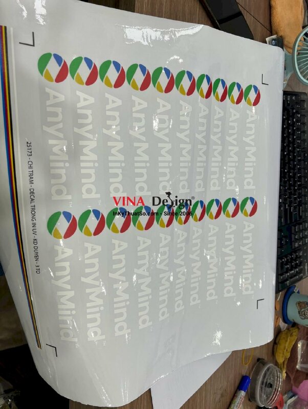 In Decal trong mực UV - INKTS68