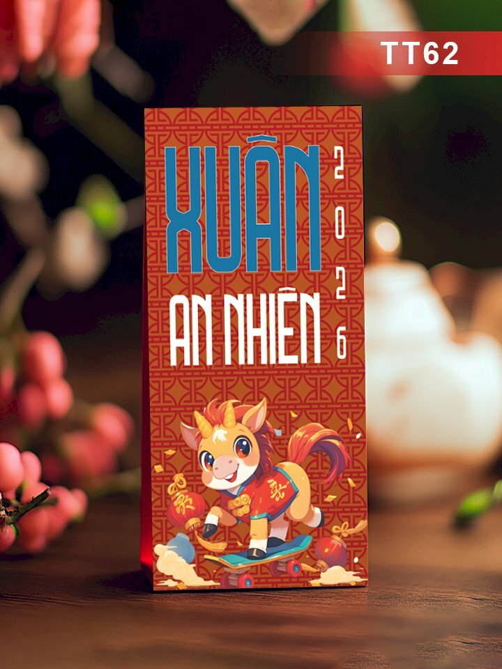 In lì xì doanh nghiệp Xuân 2026 An Nhiên - Mã TT62 - INKTS2679