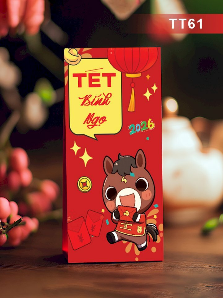 In lì xì số lượng ít Bính Ngọ 2026 - Mã TT61 - INKTS2678