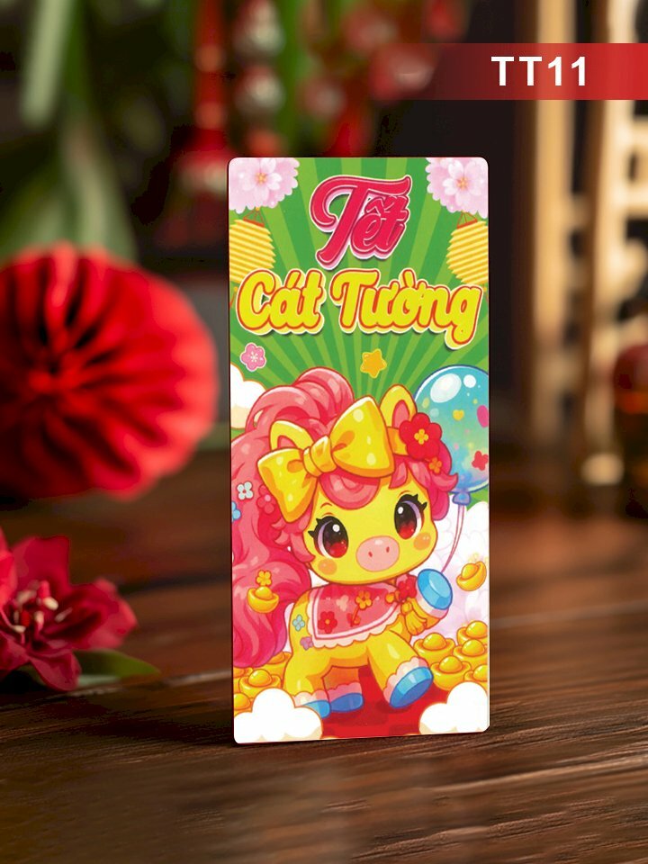 In lì xì Tết Bính Ngọ Cát Tường - Mã TT11 - INKTS2609